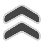 Arrow Up Double SVG Icon